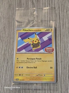 Pokemon TCG Pikachu 190/SV-P Berkemeja Batik Indonesia Journey - SEALED - purple - Picture 1 of 2