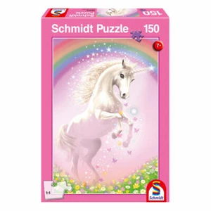 Puzzle giochi Schmidt rosa unicorno puzzle bambini puzzle standard 150 pezzi - Foto 1 di 2