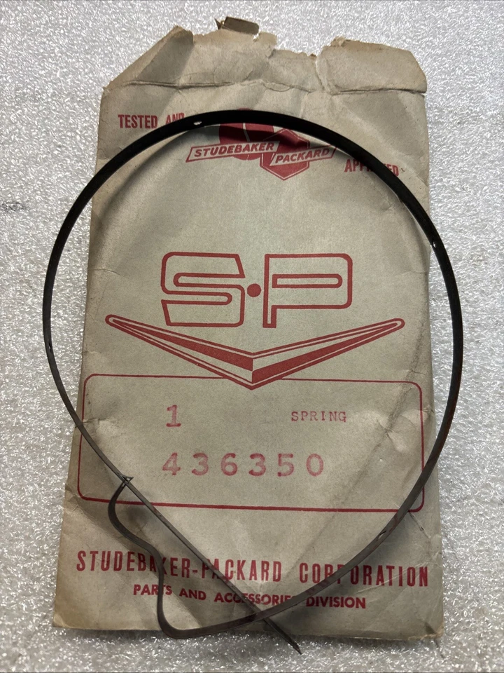 Packard 1951 a 1956 refuerzo de freno pistón de vacío retenedor de resorte - 436350 Foto 1 de 1