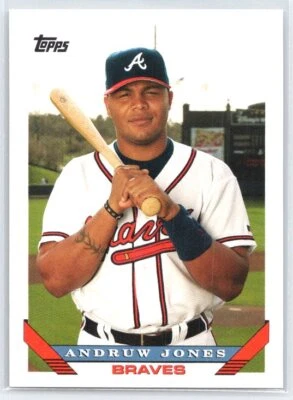 2006 Topps Andruw Jones #WM26    Walmart Atlanta Braves - Image 1 of 2
