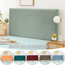 Elastic Bed Headboard Cover Dustproof Jacquard Solid Color Bed Head Cover Decor