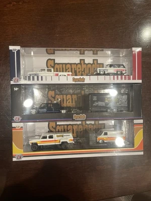 Juego de 3 camiones M2 Machines Squarebody Syndicate S45 Foto 1 de 4