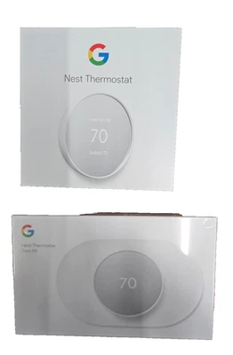 Google Nest Smart Thermostat & Trim Kit Sealed - Image 1 of 4