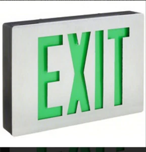 216NMT Lithonia Lighting LE S 1 G EL N Exit Sign - Picture 1 of 2
