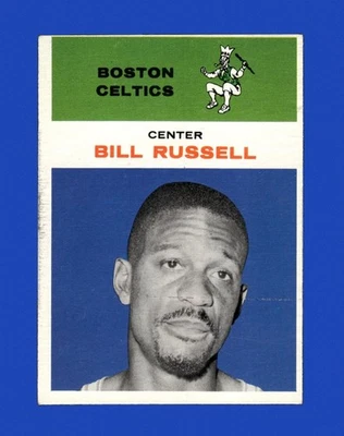 1961-62 Fleer Set-Break # 38 Bill Russell EX-EXMINT (minimum size) *GMCARDS* - Image 1 of 2