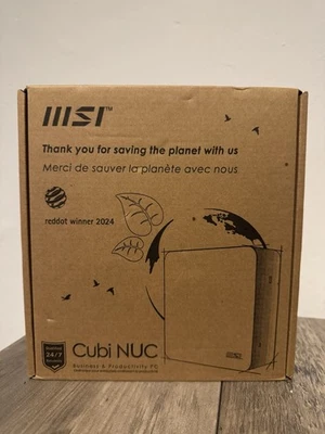 MSI Cubi NUC 1m Mini Computer Intel Core 3 100U 8g Ddr5 512g Gb - All In One PC - Image 1 of 3