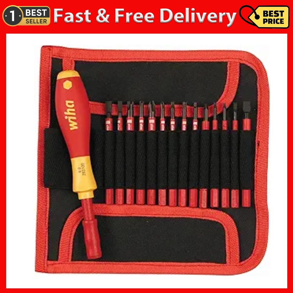 Wiha 28390 Insulated Slimline Screwdriver Set 15pc
