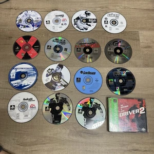 UNTESTED PS1 Game Lot Bundle Warhawk Promotion PlayStation Driver Sports - Picture 1 of 10