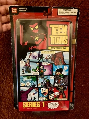 NOVO-Bandai-Teen Titans-Quadrinhos Heróis-Série 1-PÁGINA 2-ROBIN-SLADE-PUPPET KING - Imagem 1 de 4