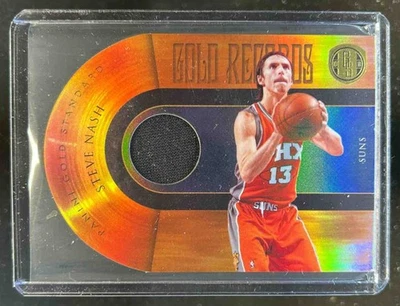 Materiales de camiseta Panini Gold Standard Steve Nash Records 2010-11 #08/299 Suns Foto 1 de 2