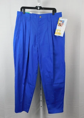 Vintage 80s Deadstock P.S. Gitano Tapered Chino Pants 20 Short, Blue #4286 - Image 1 of 4