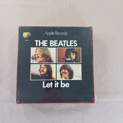 The Beatles Let It Be Vinyl 7-Inch Record & T-Shirt Set White L/XL New Sealed - Imagem 1 de 3