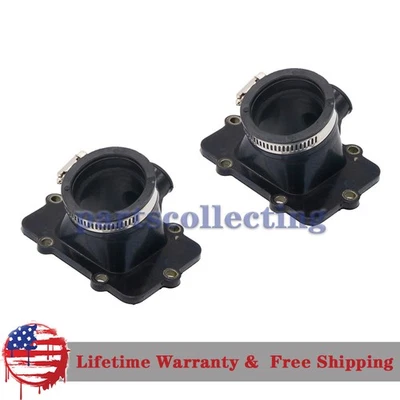 2PCS Rubber Carburetor Carb Intake Manifold Boot for SkiDoo 600/500 420867880 US Foto 1 de 4