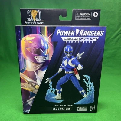 NEW 30th Anniversary Power Rangers Lightning Collection Remastered Blue Ranger - Image 1 of 4