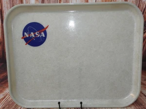 (1) New Oldstock 60er 70er Ära Nasa Johnson Space 18"x14" Camtray Cafeteria Tablett - Bild 1 von 24