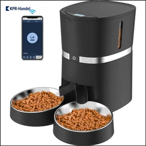 Automatischer Futterspender für Katzenhunde – 6 Mahlzeiten täglich, 4L Kapazität - Bild 1 von 10