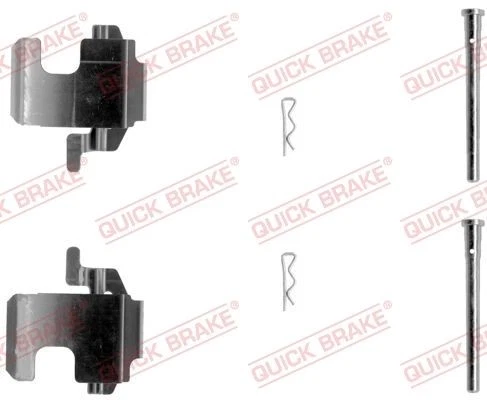 Quick Brake Zubehörsatz, Scheibenbremsbelag 109-1273 passend für FIAT FORD