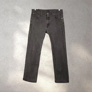 Levis 569 Jeans Herren 34x32 schwarz Denim verwaschene Baumwolle gerades Bein lockere Passform Erwachsene - Bild 1 von 8