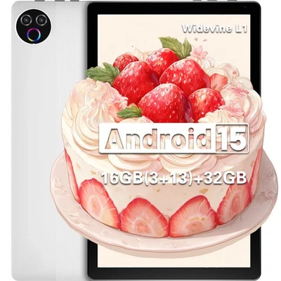 Android 15 5-Core 10 inch Tablet 16GB RAM+32GB ROM +1TB Expand IPS HD LCD - Image 1 of 4