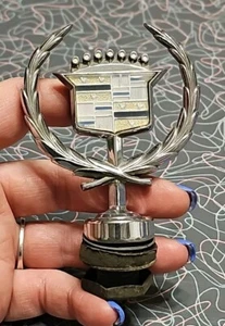 OEM 1980's 1990's Deville Fleetwood Hood Ornament Silver GM Part # 25536110 - Picture 1 of 14