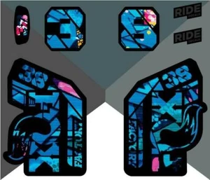 Fox 38 Factory 2021 Fork Decals - Graffiti - Licensed By Fox - Picture 1 of 1