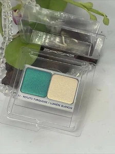 Orlane Velvet Eyeshadow Duo Refill - 33 Turquoise / Light Beige - Full Size -New - Picture 1 of 5