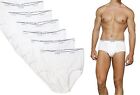 MENS 6PK Fruit of the Loom® WHITE BRIEFS UNDERWEAR Solid  L XL 2XL 3X 4X 6 Pack 