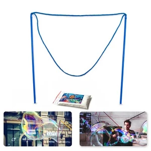 Giant Bubble Wands Bubbles Blue For Kids Toddlers Large Wand + 5 Liters Solution - Picture 1 of 10