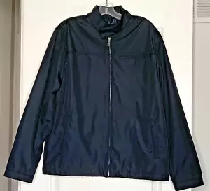 Old Navy Jacket Mens Size Large Black Full Zip Slash Pockets Outdoor Activewear - Picture 1 of 14