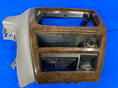 2000-2003 Ford Taurus Mercury Sable Dash board Radio Climate Control Trim Bezel - Image 1 of 4