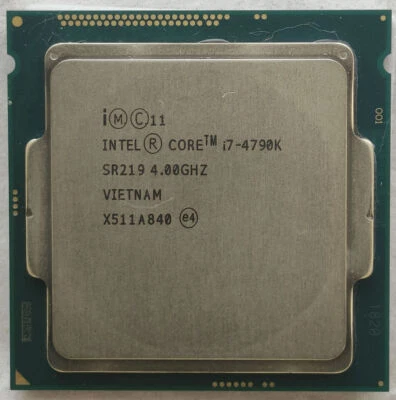 Intel Core i7-4790K 4.00 GHz Quad-Core LGA1150 SR219 CPU Processor - Image 1 of 2