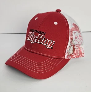 Gorra de camionero coleccionable de restaurante Wisconsin Big Boy gorra para correr malla espalda a presión - Imagen 1 de 16