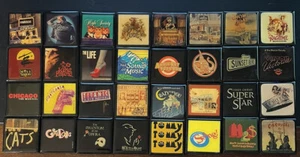 VINTAGE BROADWAY SHOW MATCHBOXES W MATCHES NEW MINT CONDITION DIFF VARIATIONS - Picture 1 of 33