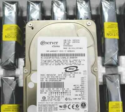 1pcs IBM 24P3704 24P3703 ST336607LW 36.4G 10K U320 68-pin SCSI hard drive - Image 1 of 2
