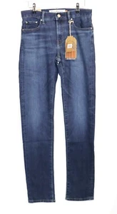 Hombre Soft Wear Slim Jeans Long 34 Leg well Denim Flex Stretch Pant Pantalón E521 - Imagen 1 de 6
