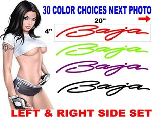 BAJA BOSS 245 275 BOAT DECALS DECALS BOATS 30 COLORS message for other options - Picture 1 of 2