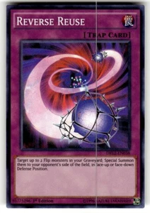Reverse Reuse DRL2-EN038 Dragons of Legend 2 1st Edition Super Rare NM - Picture 1 of 2