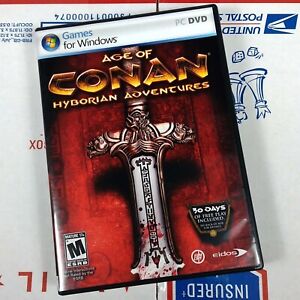 Age of Conan Hyborian Adventures (2008) PC DVD ROM In Retail Case w/Manual