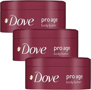 Dove Pro Age Nourishing Body Butter Nourishing bodycare with olive oil Pack of 3 - Picture 1 of 9