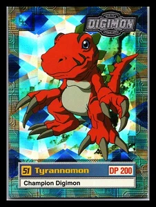DIGIMON Tyrannomon ** HOLO** #51 - 5 de 32 SERIE 1 - 1999/2000 BANDAI - De colección - Imagen 1 de 2