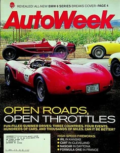 AutoWeek Magazine July 14, 2003 Revealed! All-New BMW 6 Series - Picture 1 of 2