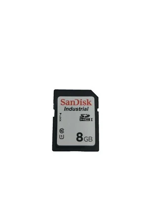 Memoria SDHC SD HC Sandisk Temperature Industrial 8GB per apparati Gps Meteo - Immagine 1 di 3