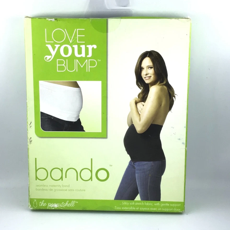 Bando Maternity Belly Band Belt Waist Abdomen Support Pregnant Women Brace Black