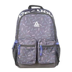 Reebok Black Combo Sienna Backpack for Books Laptop New - Picture 1 of 4