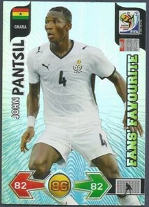 COPA MUNDIAL PANINI SUDAFRICA 2010-GHANA-FAVORITO DE LOS FANÁTICOS-JOHN PANTSIL-FOIL - Imagen 1 de 1