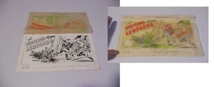 TAVOLA ORIGINALE COPERTINA RACCOLTA ZENIT 17 GLI UOMINI LEOPARDO FRANCESCO GAMBA - Bild 1 von 1