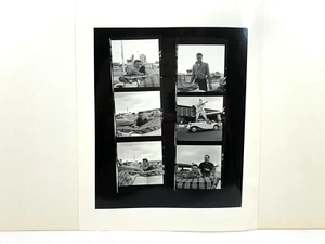 Elvis Presley 8" x 10" glänzend 2" x 2" Negativ schwarzweiß Kontaktblatt 6 Fotos. (G) - Bild 1 von 1