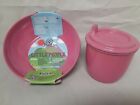 Ecosoulife Husk Little People Reusable Biodegradable Bowl and cup with lid new