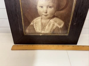 Original Print 19th Century by Samuel Arlent Edwards Original Frame W/glass B&W - Picture 1 of 15