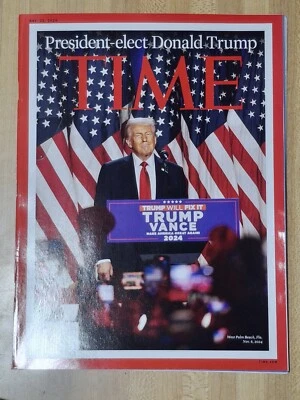 Time Magazine 11/26/24 TRUMP - Image 1 of 4